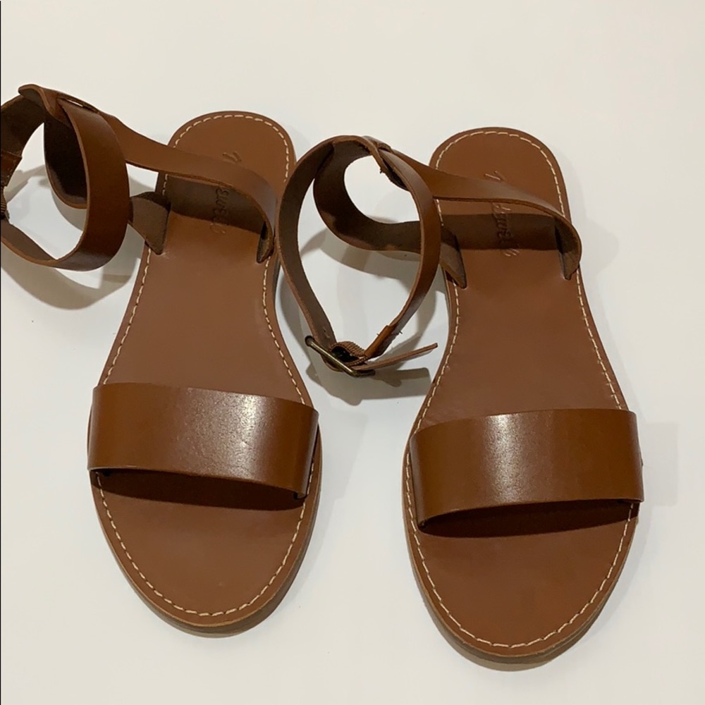Madewell Boardwalk ankle strap sandal